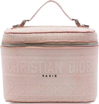 Dior Pre-owned Dior Diortravel Canvas Cannage D Lite Vanity Case Ladies FTOFFJ6O8IDTGYTQ