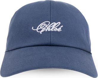 Chlo&eacute; Baseball Cap - Dames - Petten - Blauw - M - Katoen - Accessoires