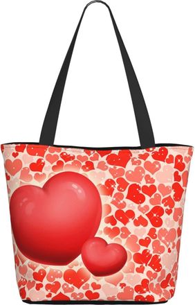 AOOEDM Happy ValentineS Day Ladies Shopping Bag 13x11x7in Gift For Mom, Daughter, Wife,Etc