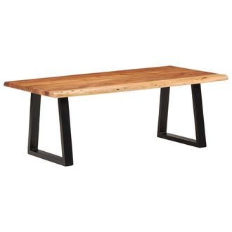 vidaXL Mesa De Centro Madera Maciza Acacia 110x55x40 Cm Vidaxl