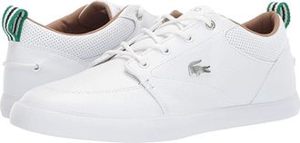 Lacoste Bayliss Sneakers Mens Shoes White/White : 10.5 M, Leather