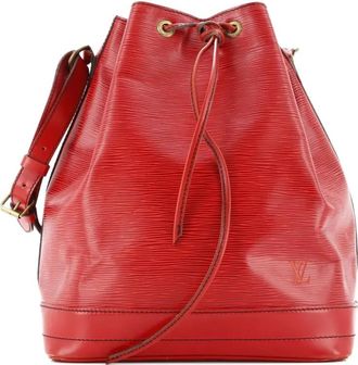 Louis Vuitton Noe Handbag Epi Leather Large bucket bag - Rood