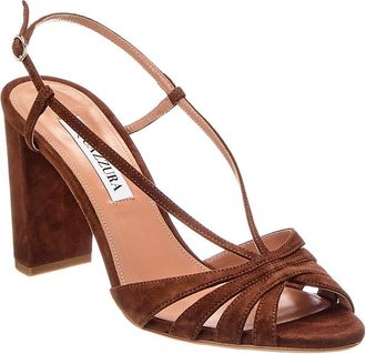 Aquazzura Aimee 85 Suede Sandal