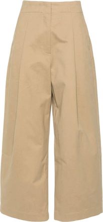 STUDIO NICHOLSON Womens Cotton Wide-Leg Trousers