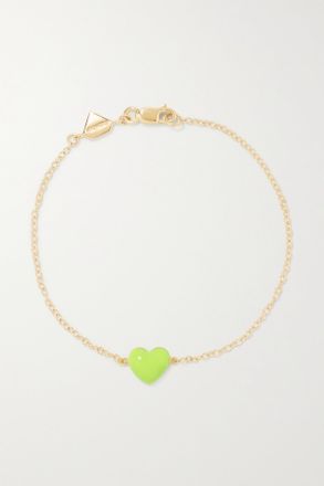 Alison Lou Bracciale In Oro 14 Carati E Smalto Heart
