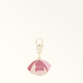 Furla Hashtag Charm Blush Pink Metallo + Smalto Donna
