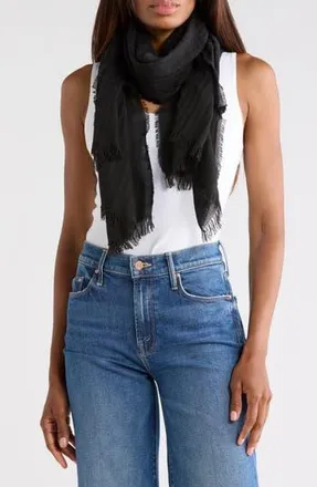 Longchamp Textured Scarf in Black at Nordstrom Rack