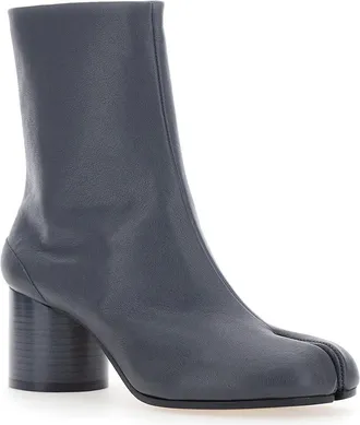 Maison Margiela Womens Ankle Boots Tabi Leather Grey Sheep