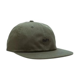 Obey Jumbled 6 Panel Snapback - Heren - Petten - Groen - ONE Size - Wol - Accessoires