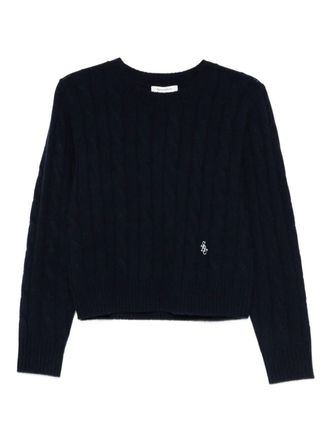 Sporty & Rich Src Cableknit Cashmere Sweater