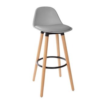 Atmosphera Taburete De Bar maxon Gris - Atmosphera Cr&eacute;ateur DInt&eacute;rieur