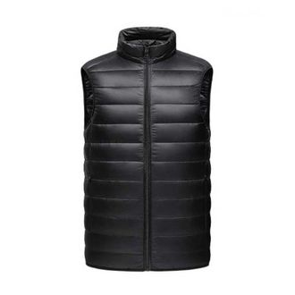 Generic Mens Lightweight Gilet Outdoor Quilted Body Warmer Winter Padded Bodywarmer Sleeveless Coat Water Repellent & Wind Resistant Waistcoats Sleeveless Jac