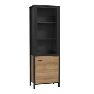 Furniture To Go High Rock Wide Display Cabinet in Black