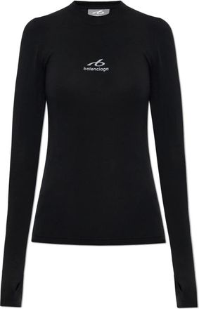 Balenciaga Top de manga larga - Tops - Mujer - Negro - 2XS