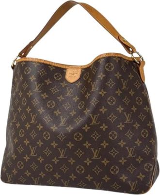 Louis Vuitton Pre-owned Vintage Monogram Shoulder Bag - Dames - Vintage Schoudertas - Bruin - ONE Size - Vintage
