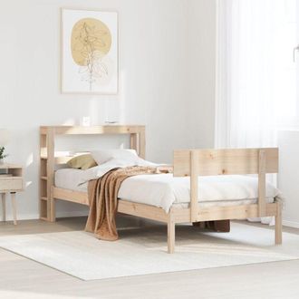 vidaXL Vidaxl - Estructura De Cama Sin Colch&oacute;n Madera Maciza De Pino 90x200 Cm