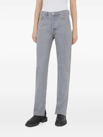 Sams&oslash;e & Sams&oslash;e slit jeans - women - Denim - 26/32 - Grey