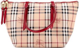 Burberry Salisbury Haymarket Coated Canvas Small tote bag - Beige