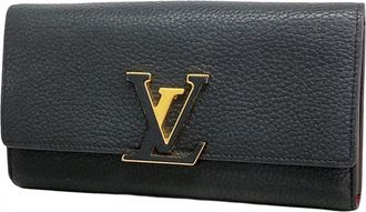 Louis Vuitton Noir Long Wallet (Bi-Fold) (Pre-Owned)