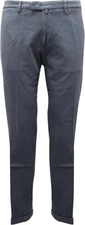 BRIGLIA 1949 Slim Italiaanse Broek - Heren - Chinos - Blauw - 2XL - Katoen - Broeken