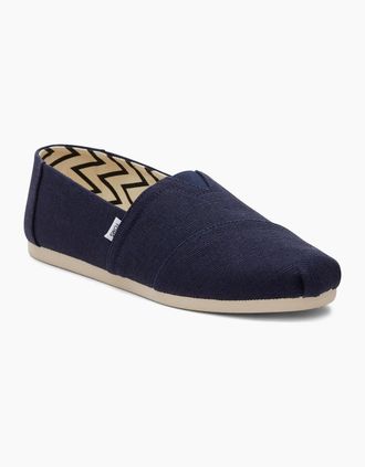 Toms Mens TOMS Alpargata Classic Cotton Mens Navy Espadrilles - Size: 11