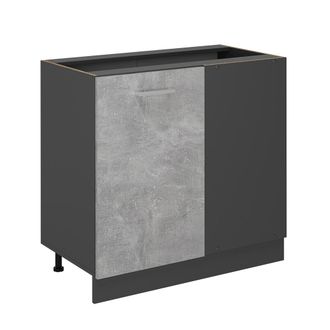 Vicco Armario De Esquina R-line, Hormig&oacute;n, 86 Cm Sin Encimera