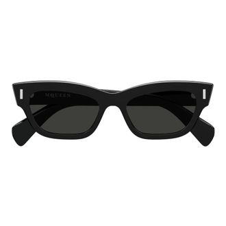 Alexander McQueen Alexander McQueen, Sunglasses, unisex, Black, Size: 52 MM Am0548S Sunglasses
