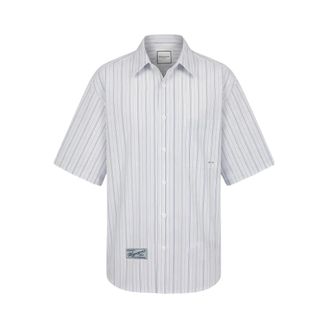 Wooyoungmi Short Sleeve Shirts, male, White, Size: XL W261Sh32 837L Shirt