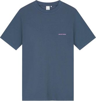 Law Of The Sea Sweat Artwork T-shirt - Heren - Tops - Blauw - Maat: M