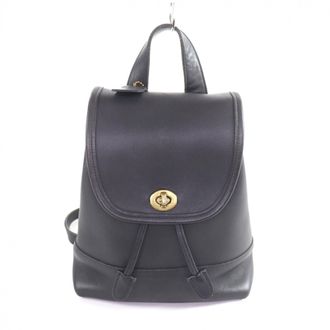 Coach Gold Leather Backpack (Pre-Owned)