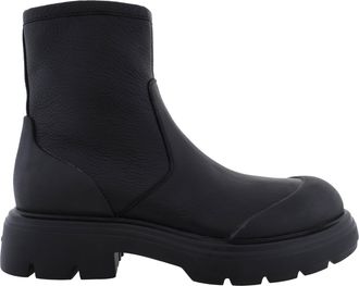 Ferragamo Ferragamo Dorie Leather Lug-Sole Ankle Boots, Size 7 C