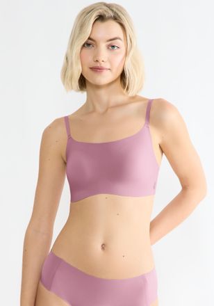 sloggi B&uuml;gelloser BH SLOGGI ZERO Feel 2.0, Damen, Gr. XL, N-Gr, lila, Single Jersey, Obermaterial: 76% Polyamid, 24% Elasthan, normal, BHs B&uuml;gelloser BH, her