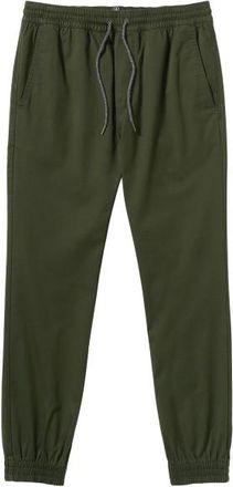 Volcom Frickin Slim Jogger Freizeithose f&uuml;r Herren | oliv