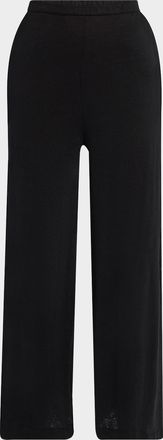 Majestic Filatures Wide-Leg Stretch Linen Lounge Pants
