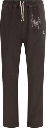 Moncler Brown Cotton Athletic Mens Pants