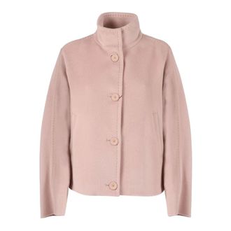 Max Mara Caladio Jacket - female - Max Mara Studio - Light Jackets - Pink - 2XS - Jackets