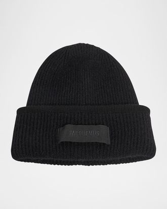 Jacquemus Men & apos;s Le Bonnet Gros Grain Beanie