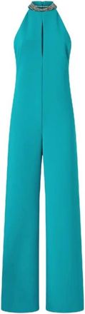 Pinko Dragon Fruit Jumpsuit - Dames - Jumpsuits - Groen - M - Polyester - Jumpsuits & Playsuits