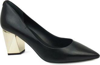 Guess D&egrave;collet&egrave; - Dames - Pumps - Zwart - 40 EU - Leer - Schoenen
