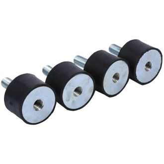 OEM Qiilu 4x Soportes De Goma M8 Amortiguadores Antivibraci&oacute;n Silentblock Bobbins (vd3020 M823) - Crezuo
