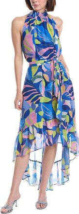 Eliza J Sleeveless Funnel Neck Maxi Dress