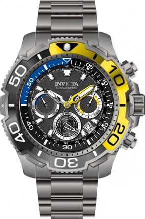 Invicta Mens TI-22 48mm Silver Tone Quartz Watch