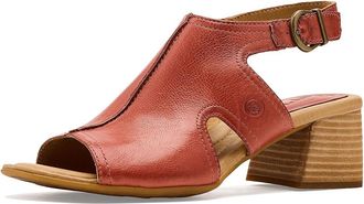 Born Swinton Womens Dress Sandals Rust (Cayenne) : 6 M, Leather