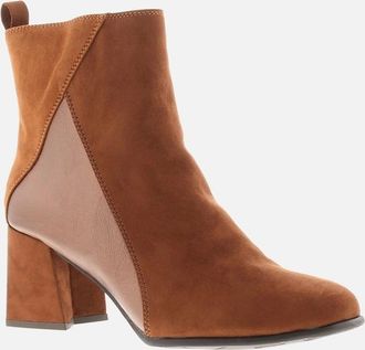 Marco Tozzi Womens Marco Tozzi Womens Boots Heeled Ankle Talisa Zip beige UK Size - Cream - Size: 6