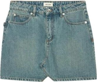 Zadig&Voltaire Gonna in denim Juice - - Skirts - Donna - Blu - M
