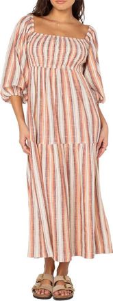 Roxy Sorrento Sands Off the Shoulder Midi Dress in Parchment at Nordstrom Rack, Size X-Small