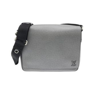 Louis Vuitton Tweedehands leren Louis Vuitton tassen - Heren - Pre-owned - Grijs - Maat: ONE Size Leer