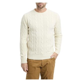 Daniele Fiesoli Round-neck Jumper - male - Daniele Fiesoli - Round-neck Knitwear - Beige - M - Knitwear