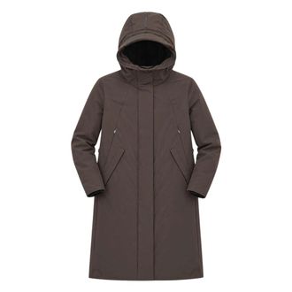 KRAKATAU Gaia Long Parka - - Coats - Donna - Marrone - 2XL