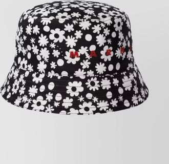 Marni floral pattern brimmed hat